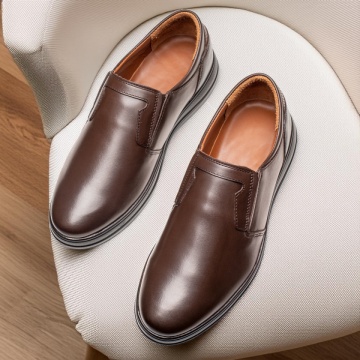 Pantofi casual barbati maro din Piele naturala MOD11277, 2, modlet.ro