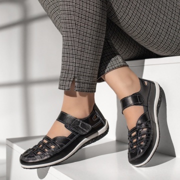 Pantofi casual dama cu scai negri MOD11351, 2, modlet.ro