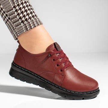 Pantofi casual dama cu strasuri rosii MARA18, 4, modlet.ro