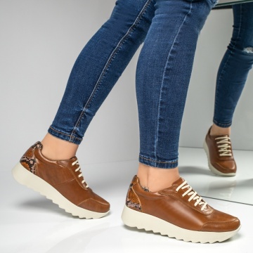 Pantofi casual dama maro din Piele naturala MOD00430, 2, modlet.ro