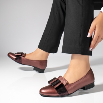 Pantofi dama bordo cu toc gros si funda MOD06411, 4, modlet.ro