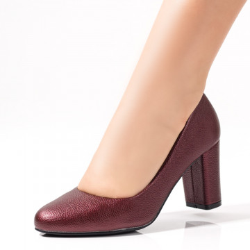 Pantofi dama cu toc rosii MOD02834, 2, modlet.ro