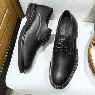 Pantofi eleganti negri barbati din Piele naturala MOD11905, 2, modlet.ro