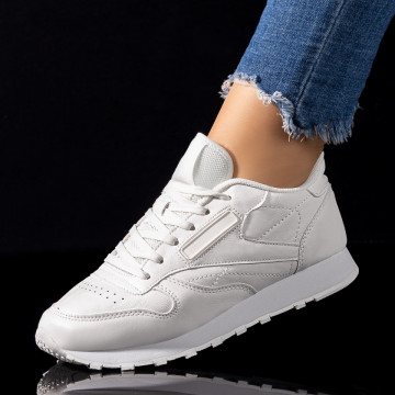 Pantofi sport dama albi MOD09504, 1, modlet.ro