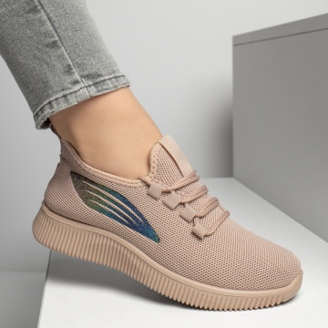 Pantofi sport dama cu siret roz ZEF13186, 1, zeforia.ro