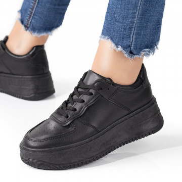 Adidasi dama, Pantofi sport dama negri MOD03372, modlet.ro