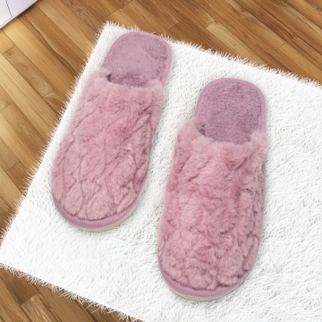 Papuci de casa dama, Papuci de casa dama mov MOD14021, modlet.ro