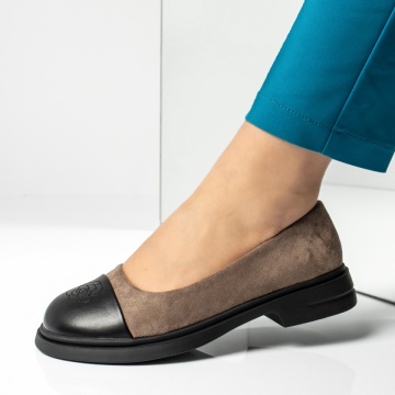 Balerini dama khaki suede IRIS19, 2, modlet.ro
