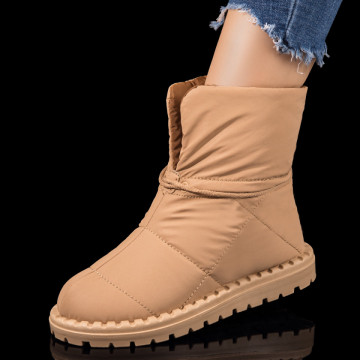 Cizme dama impermeabile khaki cu siret MOD10441, 4, modlet.ro
