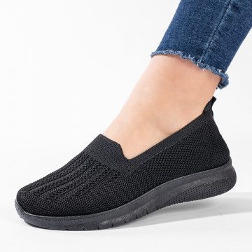 Espadrile dama din material textil negre ZEF11221, 1, zeforia.ro