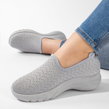 Espadrile dama sport gri EMA4, 4, modlet.ro