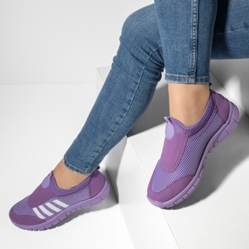 Espadrile sport dama cu talpa groasa mov MOD13181, 2, modlet.ro