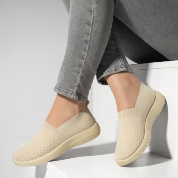 Espadrile sport dama din material textil bej MOD13173, 2, modlet.ro