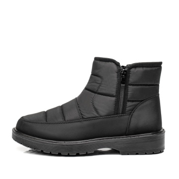 Ghete negre cu fermoar din fas MOD14163, 2, modlet.ro
