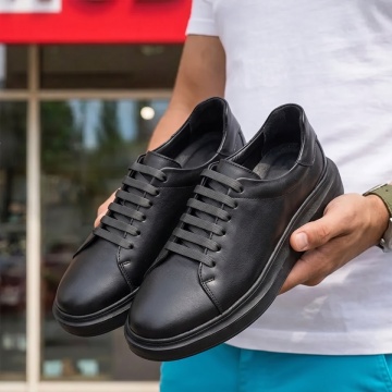 Pantofi casual barbati cu siret negri din Piele naturala TOM11, 3, modlet.ro