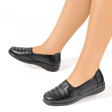 Pantofi casual dama negri cu talpa joasa IOANA1, 3, modlet.ro