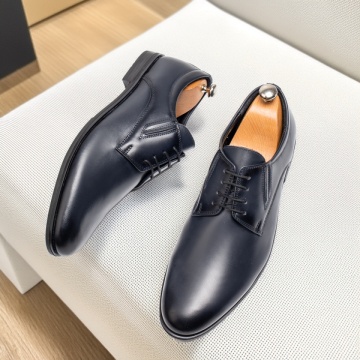 Pantofi eleganti barbati cu siret albastri din Piele naturala MOD11628, 1, modlet.ro