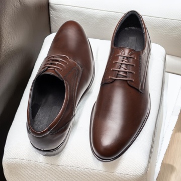 Pantofi eleganti maro barbati din Piele naturala MOD11913, 4, modlet.ro