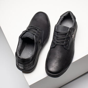 Pantofi negri casual barbati cu siret MOD06067, 2, modlet.ro