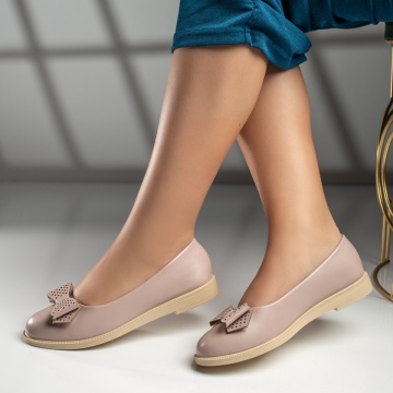 Balerini dama cu fundita nude MOD11661, 2, modlet.ro
