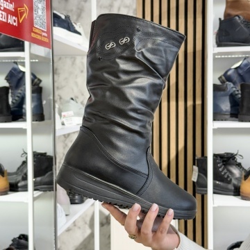 Cizme dama, Cizme dama cu fermoar negre MOD14189, modlet.ro