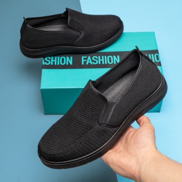 Adidasi barbati, Espadrile barbati cu talpa joasa negre DAN7, modlet.ro