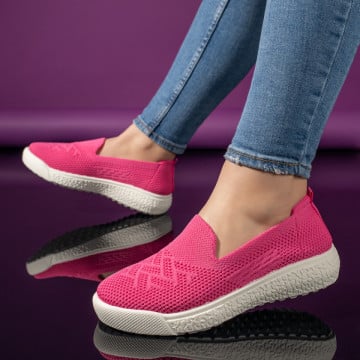 Espadrile dama cu talpa joasa roz inchis ZEF11164, 1, zeforia.ro