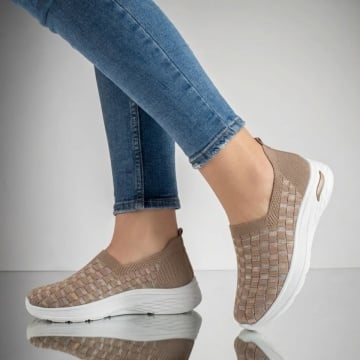 Reduceri espadrile sport dama, Espadrile dama khaki EMA10, modlet.ro