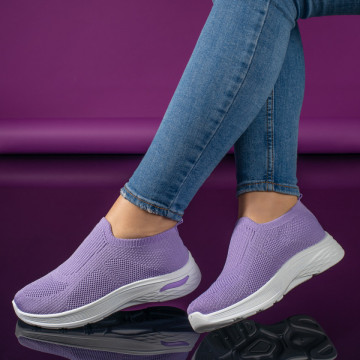 Espadrile sport dama mov MOD11173, 4, modlet.ro