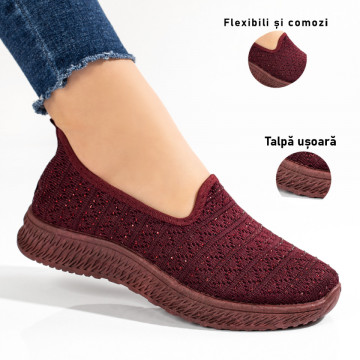 Espadrile sport dama visinii cu strasuri ZEF10997, 3, zeforia.ro