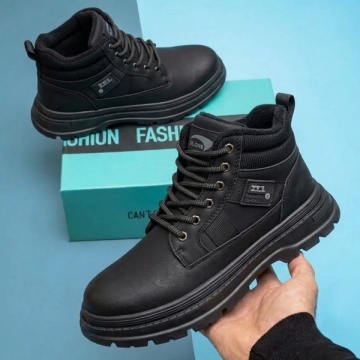 Ghete barbati cu siret negre ION18, 2, modlet.ro