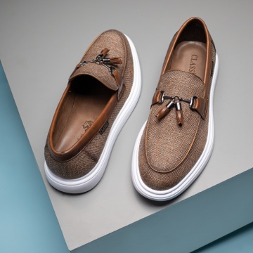 Mocasini barbati cu ciucuri maro MOD11649, 3, modlet.ro