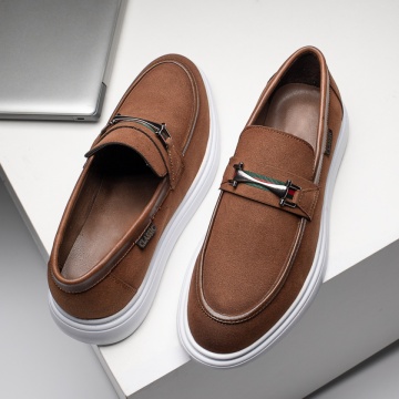 Mocasini barbati maro cu talpa alba MOD11684, 1, modlet.ro
