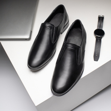 Pantofi barbati eleganti negri din Piele naturala MOD09407, 3, modlet.ro