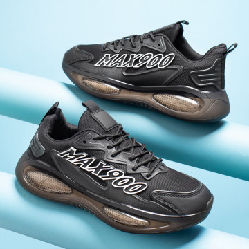 Pantofi barbati sport negri cu siret MOD10193, 3, modlet.ro