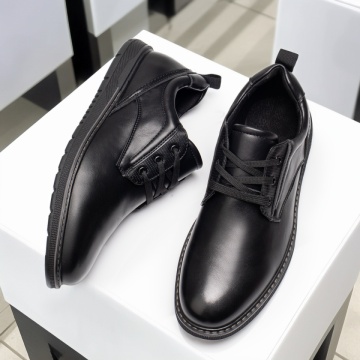 Pantofi casual barbati cu siret negri MOD13985, 3, modlet.ro