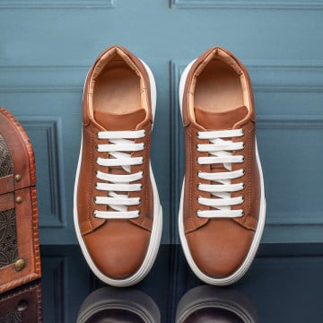 Pantofi casual barbati maro din Piele naturala NICU1, 4, modlet.ro