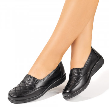 Pantofi casual dama negri cu talpa joasa MOD10283, 3, modlet.ro