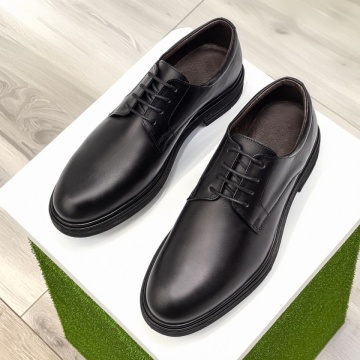 Pantofi barbati eleganti, Pantofi eleganti barbati cu siret negri din Piele naturala MOD14301, modlet.ro