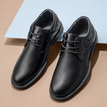 Pantofi eleganti barbati cu siret negri MOD08436, 2, modlet.ro