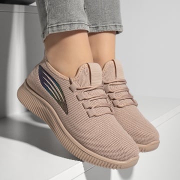 Pantofi sport dama cu siret roz MOD13186, 3, modlet.ro