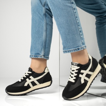 Pantofi sport dama cu talpa joasa negri MOD13019, 2, modlet.ro