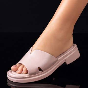 Papuci casual dama roz MOD09025, 3, modlet.ro
