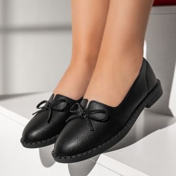 Balerini dama cu talpa joasa si fundita negri MOD13099, 2, modlet.ro