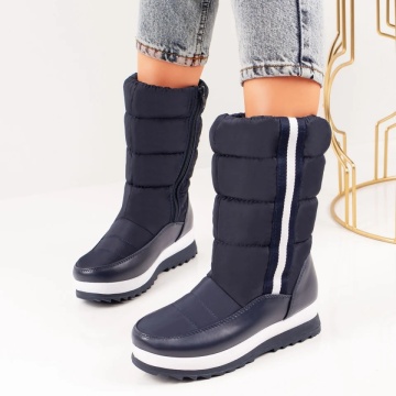 Cizme dama de zapada din fas albastre MOD06602, 3, modlet.ro