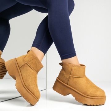 Cizme dama tip oog maro suede MOD14114, 3, modlet.ro