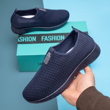 Espadrile barbati cu talpa joasa albastru inchis MOD13234, 3, modlet.ro