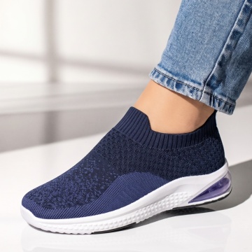 Espadrile sport dama albastre MOD08322