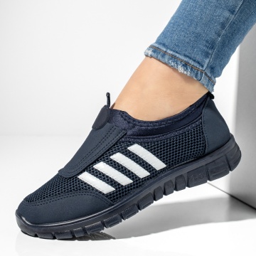 Espadrile sport dama cu talpa groasa albastru inchis MOD13181, 2, modlet.ro