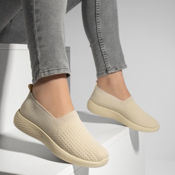 Espadrile sport dama din material textil bej MOD13173, 4, modlet.ro